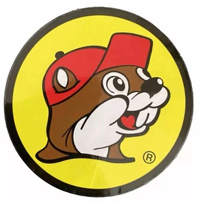 Buc-ee's Beaver Round Logo Sticker - 3 inches round - NEW - Picture 1 of 1