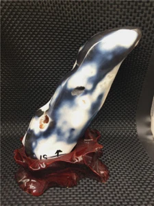 1126g  A rare! Beautiful flower agate home decoration rough polish healing+stand - Picture 1 of 12