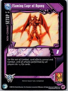 1x DBGT TCG FLAMING JAGE OF AGONY L1-6 ALT FOIL HOLO PROMO SHADOW DRAGON LIMITED - Imagen 1 de 1