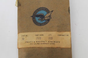 LOTE DE 100 EA NOS PRATT & WHITNEY R-985 / R-1340 P/N: 30 PINES - Imagen 1 de 2