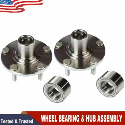 2 ступицы подшипника переднего колеса в сборе для 2004 - 2008 2009 TOYOTA CAMRY 4 цилиндра комплект - Изображение 1 из 4