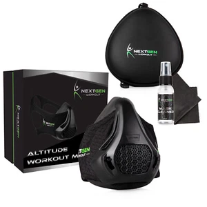 NEXTGEN Workout Altitude Mask - Cardio, Breathing  trainer, Carbon filtration - Picture 1 of 11