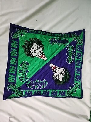 "Pañuelo bandana 100 % algodón verde y púrpura DC Comics Batman Joker 20""" Foto 1 de 4