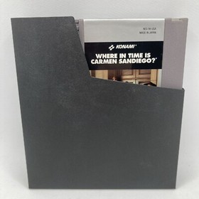 Where In Time Is Carmen Sandiego -- NES Nintendo Original Classic Authentic Game