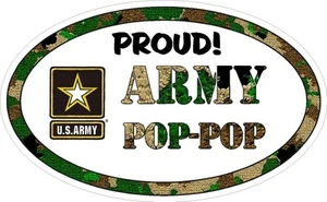 ARMEE POP POP MILITÄR VINYL AUFKLEBER STOLZ - Bild 1 von 1
