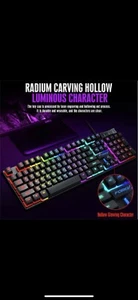 USB Wired Gaming Tastatur - Bild 1 von 4
