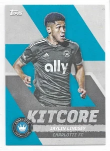 Jaylin Lindsey Charlotte FC 2023 Topps MLS Kitcore #KC-17 - Picture 1 of 1