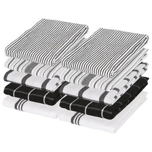 10 Stück Geschirrtücher Set einfarbig 70 cm x 50 cm 100% Baumwolle Küche Geschirrtücher - Bild 1 von 7