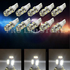 10X T10 LED 3528 10smd White Interior License Plate Car Side Wedge Tail 192 - Picture 1 of 1