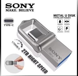 3.0 OTG Flash Drive Type-C Metal High-Speed Pendrive 512GB Phone & PC Tablet - Picture 1 of 6