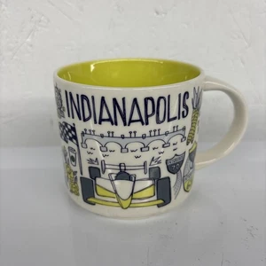 Starbucks INDIANAPOLIS 14oz Coffee Mug Been There Series Collection * - Picture 1 of 6