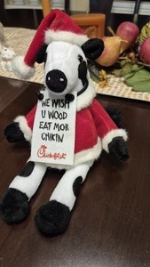 Chick-Fil-A Santa Kuh Plüsch 10 Zoll We Wish U Wood Eat Mor Chikin Weihnachten Plüsch - Bild 1 von 7