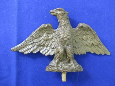 G5769) Old Antique Wall Clock Top (Wooden)   - Image 1 of 4