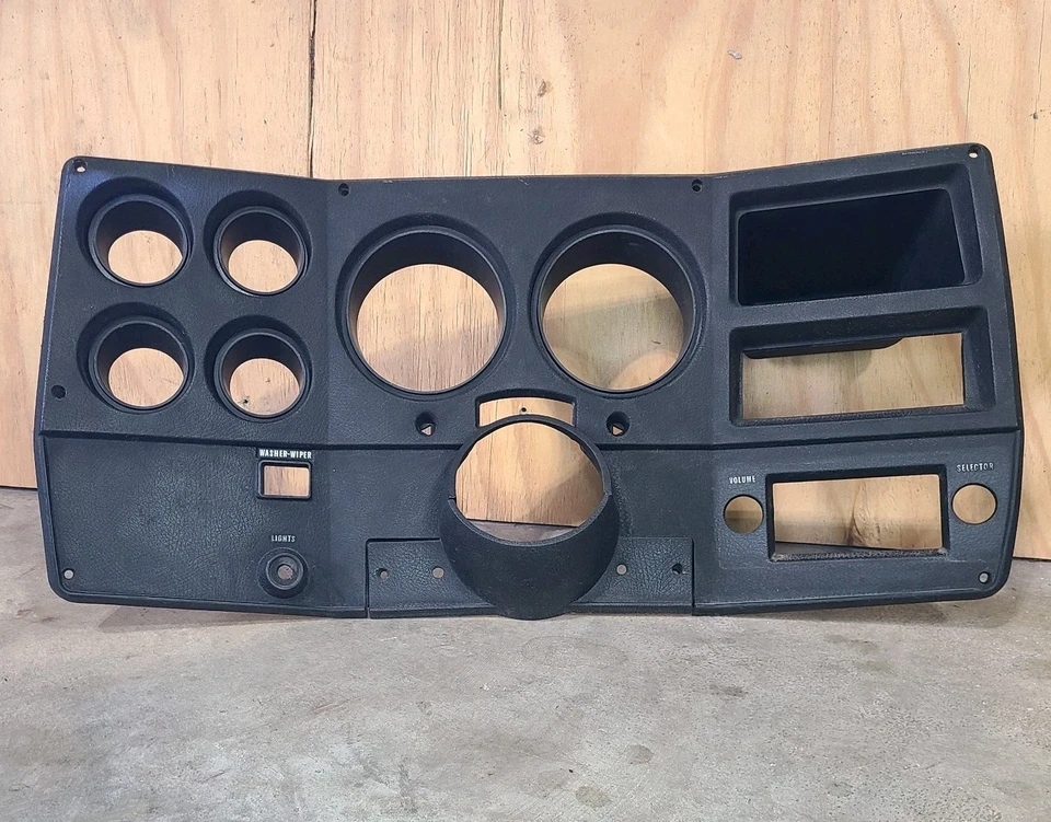 1973 1974 Chevy GMC picape painel painel painel medidor painel C10 K10 placa frontal fabricante de equipamento original✅ - Imagem 1 de 4