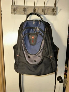 Wenger Swiss Gear Ibex 17-calowy plecak na laptopa torba czarna/szara/niebieska - Zdjęcie 1 z 24