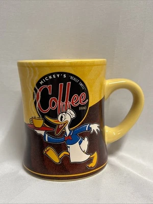 Genuine Disney Donald Duck Mickey’s Really Swell Coffee Tea Cup Mug Theme Parks - Image 1 of 3