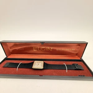 RELOJ ELGIN MUJER VINTAGE CON CORREA PARA REPARAR CON CAJA ORIGINAL - Imagen 1 de 12