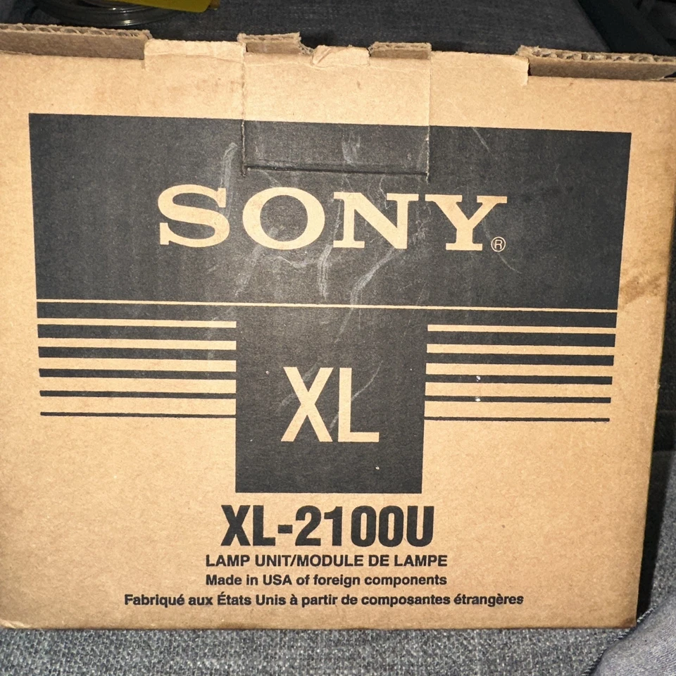 Novo Estoque Antigo Sony OEM Unidade de Lâmpada de Substituição Sony XL-2100U Projetor A1606034B - Imagem 1 de 1