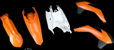 Kit de carrocería de guardabarros de plástico Acerbis naranja blanco negro KTM 250 SX 13-16 Foto 1 de 4