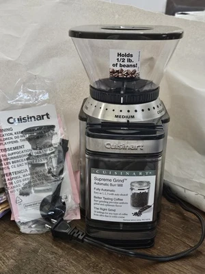 Molino de rebabas automático Cuisinart DBM-8 Supreme Grind NUEVO SIN USAR - SIN CAJA Foto 1 de 4