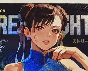 Chun-Li Street Fighter Anime Sexy Waifu Comic Card - Picture 1 of 3