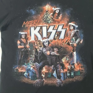 KISS Merry KISSmas T-Shirt Herren Small schwarz Ideal T Band Tee - Bild 1 von 8
