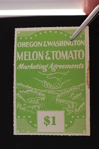 OREGON WASHINGTON ODER WA PRODUKT MELONE TOMATE MARKETINGVEREINBARUNG MITGLIEDSBEITRÄGE - Bild 1 von 3