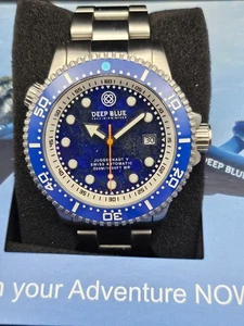 JUGGERNAUT 5 EDIZIONE LIMITATA DIVER LUNETTA CERAMICA BLU - QUADRANTE BLU LAPISLAZZULI - Foto 1 di 11