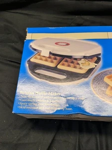 Vintage Walmart Belgisches Waffeleisen Antihaft Modell TSK-245W - Brandneu im Karton - Bild 1 von 1