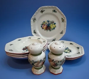 Avon Sweet Country Harvest 3 Salatteller, 3 Schüsseln, 1 Teller, Salz & Pfeffer Set - Bild 1 von 15