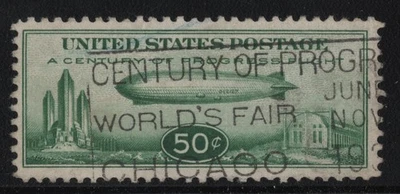 C18 Air Post  United States used - Image 1 of 2