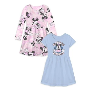 2-Pack Cute Minnie Mouse Girl's Dress Set Long & Short Sleeve - Size 14/16. New! - Picture 1 of 1