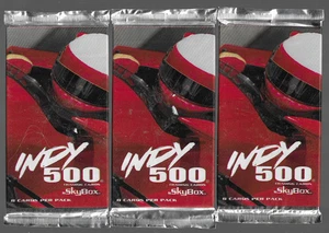 1995 SkyBox Indy 500 Racing Cards – 3 Factory Sealed Packs – Vintage Collectible - Picture 1 of 2