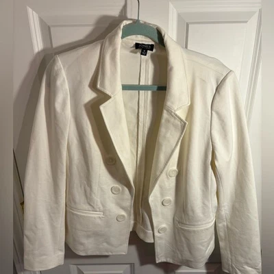 Blazer Jones New York crema para mujer Foto 1 de 3