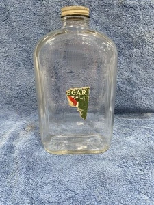 WHITE HOUSE ESSIG KÜHLSCHRANK STIL FLASCHE QUART MIT TEILWEISEM ETIKETT - Bild 1 von 7