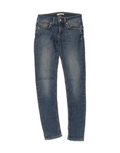 LIU JO Womens Skinny Jeans W27 L30 Blue Cotton BE06 - Picture 1 of 3