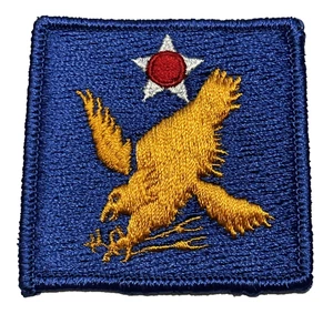 Post WWII Type USAAF U.S. ARMY 2nd AIR FORCE MERROW EDGE IRON ON COLOR PATCH - Picture 1 of 2