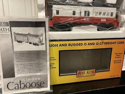 MTH 30-7758 Western Maryland Bay Window Caboose NIB - Image 1 of 3
