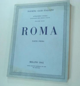 1941 VINTAGE ITALIAN CULTURAL GUIDE BOOK – ROME  - Picture 1 of 12