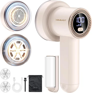 Afeitadora de tela removedor de pelusa recargable, HOMEASY afeitadora eléctrica removedor de pelusa con - Imagen 1 de 12