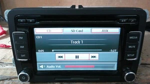 09-17 Volkswagen Passat Radio CD Player Receiver Screen 1k0035180ac W/CODE - Bild 1 von 6