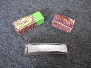 Vintage The American Ace Fr Hotz Harmonica - Picture 1 of 7