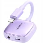 Adapter, adaptor, mini jack, for iPhone , purple, McDodo