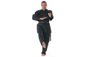 Uniforme Cimac Kung Fu Adulto Negro Tai Chi Traje Niños Entrenamiento Artes Marciales Traje - Imagen 1 de 12
