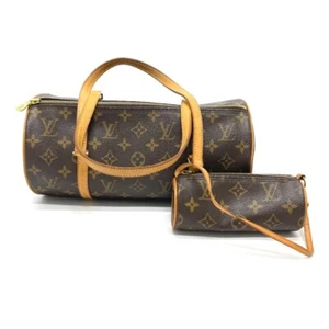 LOUIS VUITTON M51385 Monogram Papillon30 with pouch Shoulder Bag Brown - Picture 1 of 12