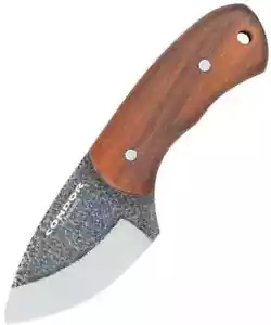 Condor Beetle Neck Knife Compact Survival EDC Carbon Leather Sheath CTK810-2.7HC - Picture 1 of 2