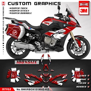 Complete Graphics Kit Stickers Wrap for BMW S1000XR 2015 2016 2017 2018 2019 Red - Picture 1 of 9