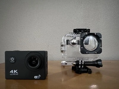 4K Action Camera WiFi ULTRA HD With Case Excellent Condition - Image 1 of 4