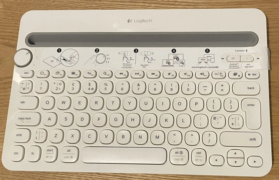 Logitech K480 Bluetooth Keyboard - Image 1 of 1