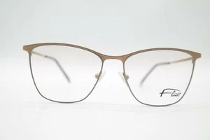 Flair 238 Gold Silber Oval Brille Brillengestell eyeglasses Neu - Picture 1 of 6